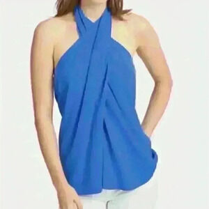 NEW! Polo Ralph Lauren Women’s 2 Twist Front Halter Top NWT $198